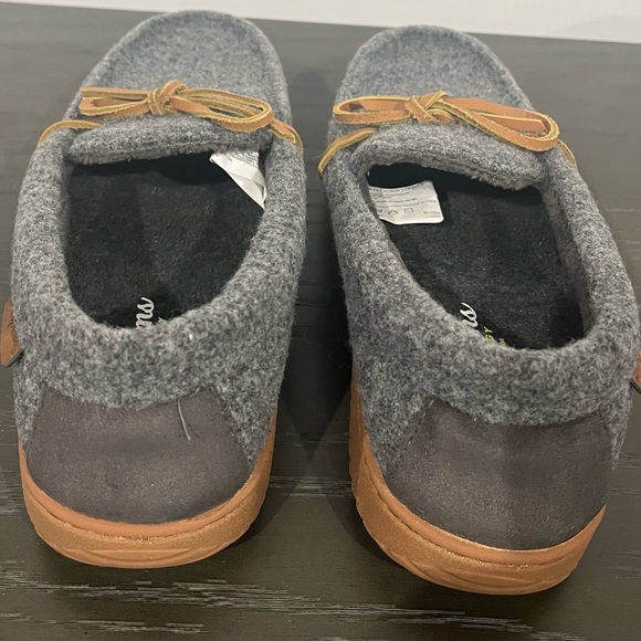 Women's Wilmington wool blend Energy return moccasin slippers gray medium - Picture 5 of 9